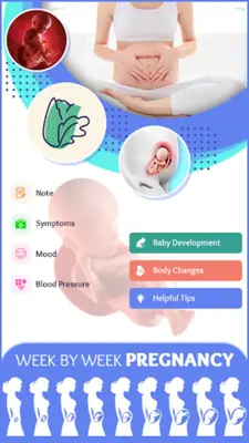 MomDiary Week by week Pregnan android App screenshot 4